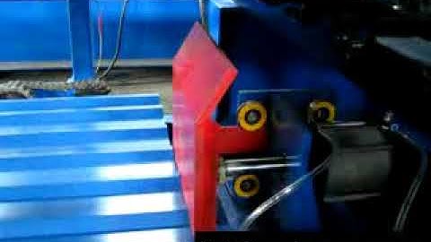 hydraulic decoiler+roll forming line +Auto stacker