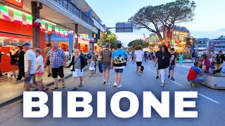 : Bibione Italy 2024, Evening Walking Tour 4K UHD