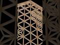 Intricate lattice details faithfully reproduced