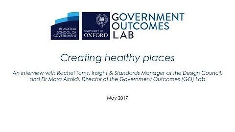 GO Lab - Creating healthy places