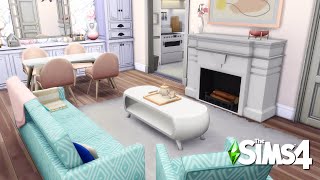 CUTE PASTEL APARTMENT | The Sims 4: Speed build (NO CC)