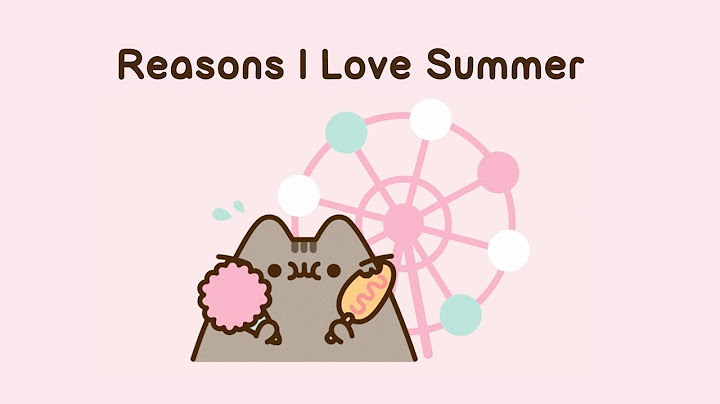 Pusheen: Reasons I Love Summer