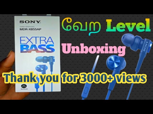 Sony Extra Bass Headphone MDR XB-55AP Unboxing And Review | #tamilinalarivom | Tamil | Akilappiriyan