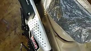 2020/6/22　CT125 ハンターカブがやってきた1。マフラーの保護カバー
