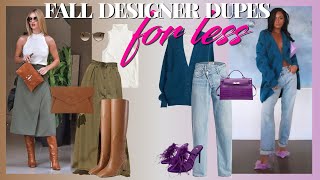 AFFORDABLE FALL DESIGNER DUPES | LOOK FOR LESS