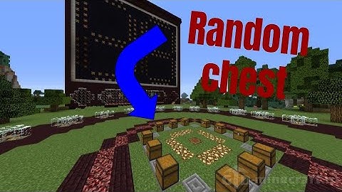 How to make a Random chest generator for hunger games