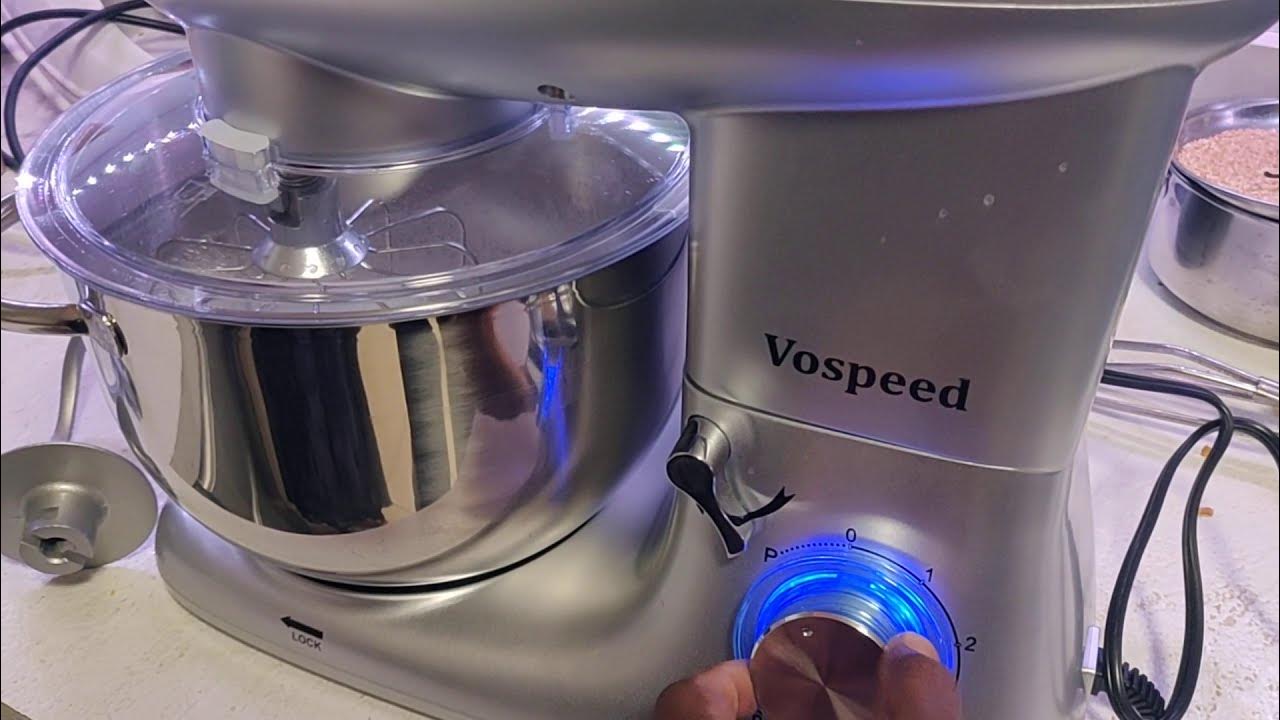 Vospeed Stand Mixer with Dishwasher Safe Dough Hook Review, Suction
