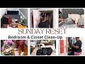 SUNDAY RESET | DEEP CLEAN BEDROOM &amp; CLOSET DECLUTTER &amp; PURGE | LETTING STUFF GO | SHYVONNE MELANIE