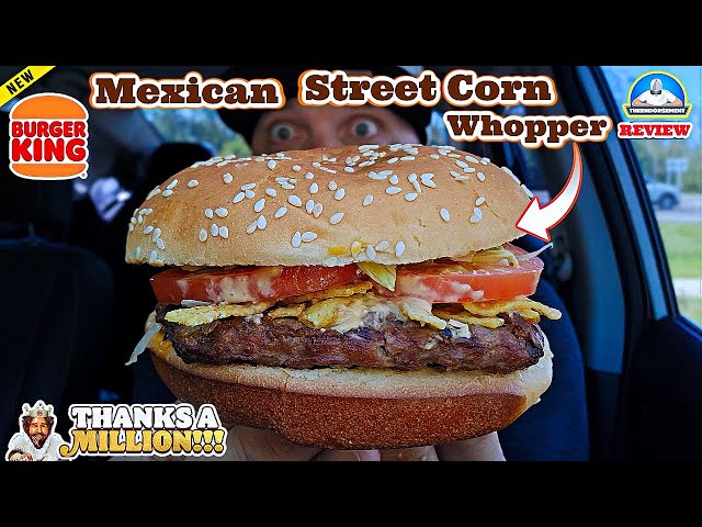 その他 BURGERKING.MEXICAN Burger King® Mexican Street Corn Whopper Review! 🌽🍔| Thanks A