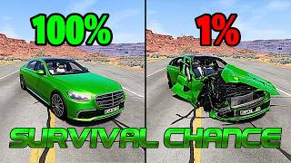 Best of Realistic Survival Chance Crashes #17 | BeamNG.drive