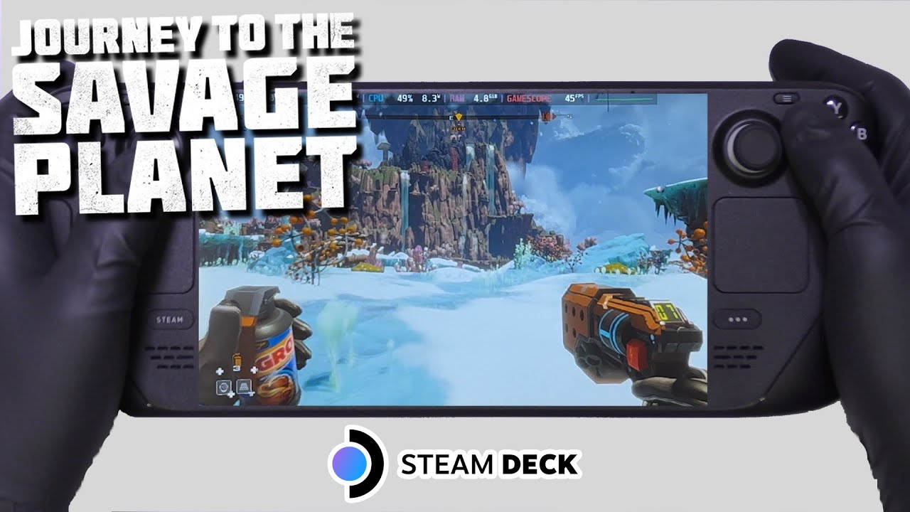 Journey to the Savage Planet | Steam Deck Gameplay | Steam OS
