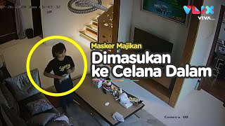 Rekaman Cctv Art Masukan Masker Majikan Ke Celana Dalam