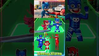 Team Pj Masks-Connor Cat Boy Owlette Gekko Transform Dance