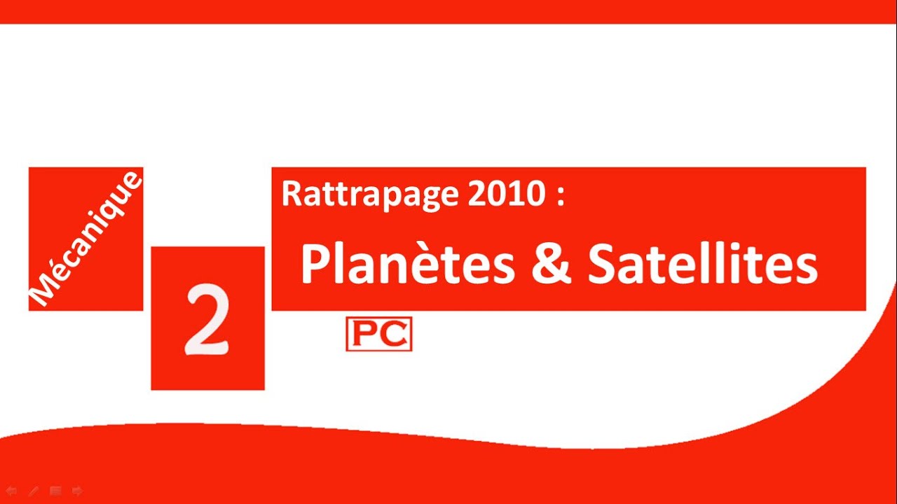 2BAC BIOF:Correction National Rattrapage 2010 PC-exercice Planètes & Satellites