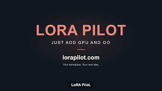 LoRA Pilot Walkthrough | Datasets, LoRA Training Setup & ComfyUI