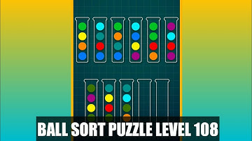 Ball Sorting Puzzle Game Level 108 | Ball Sort Puzzle Level 108 | GamingOn