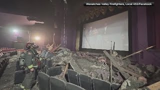 Movie theater ceiling collapses in Washington