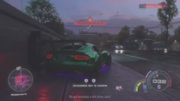Need for Speed Unbound PS5 Running from Cops/4K