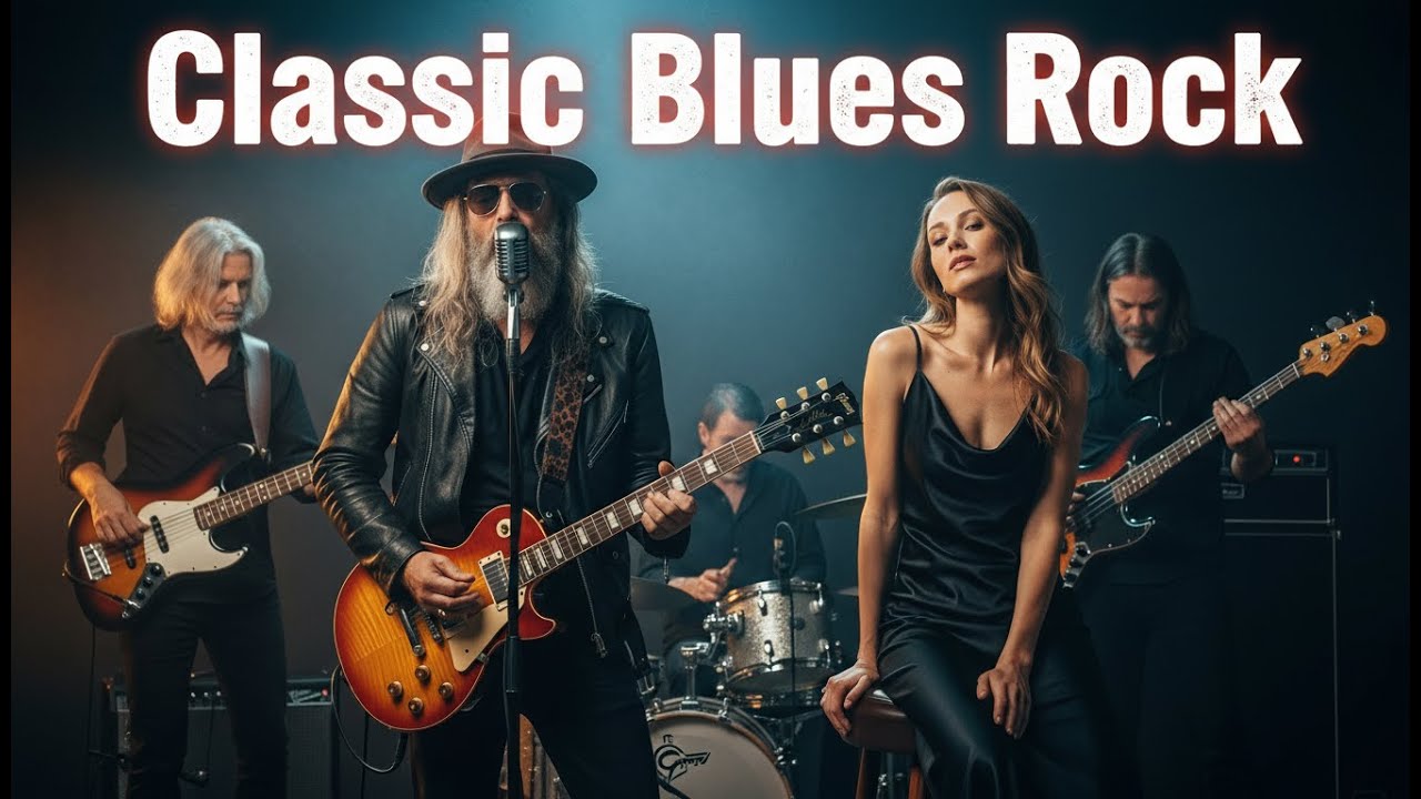 BB King, Muddy Waters, Eric Clapton, Jimi Hendrix, ZZ Top – Classic Blues Rock with Powerful Vocals