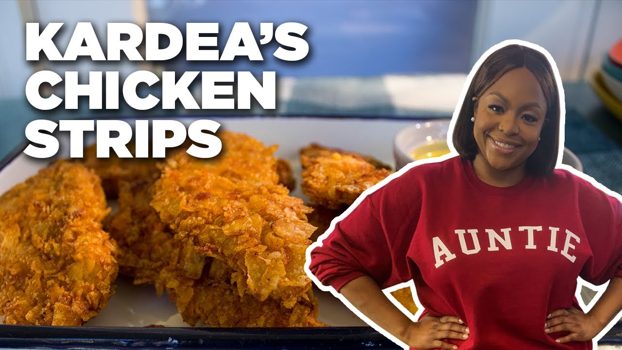 Chicken Fingers Crusted with POTATO CHIPS with Kardea Brown | Delicious Miss Brown | Food Network