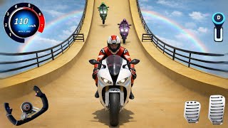 Impossible Mega Ramp Stunt Level To Unlock The Next One And Best Gameplay Motorbike Game! p3 #game screenshot 1