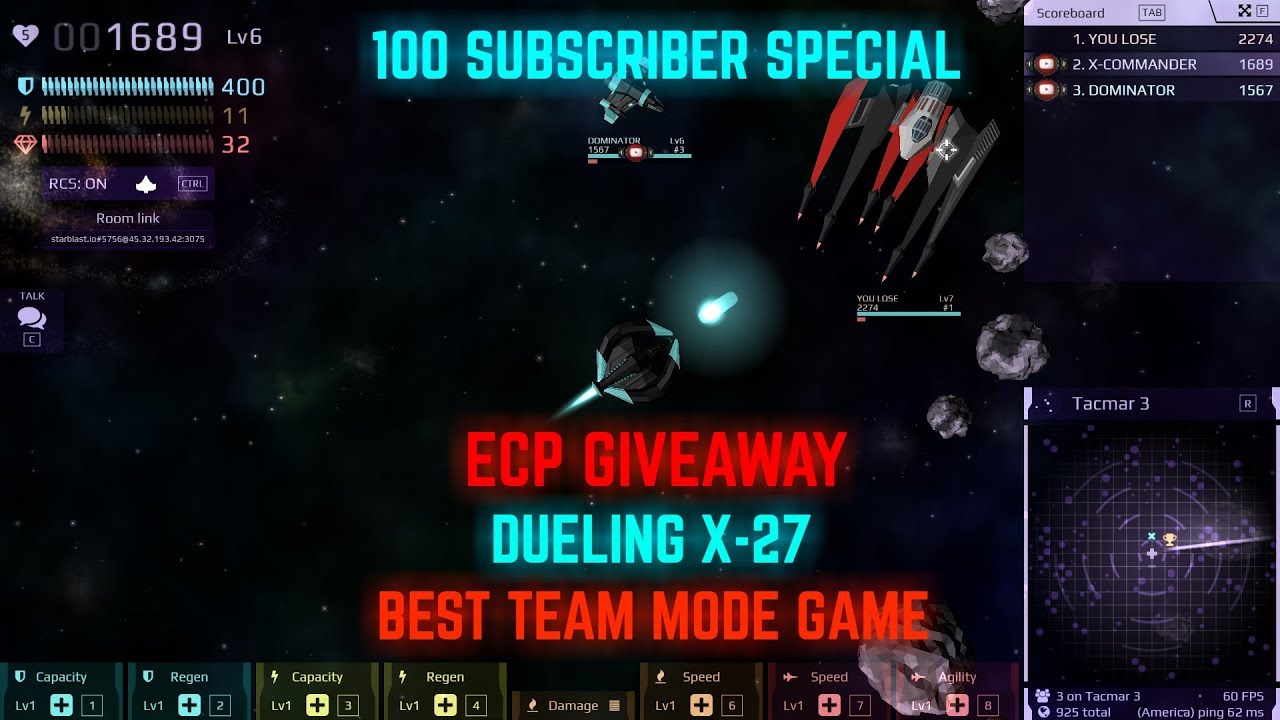 100 Subscriber Special! ECP Giveaway, Epic Team Mode Game, Dueling