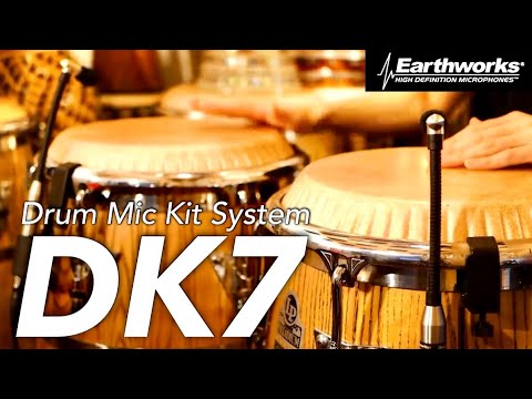 Record tons of percussion with the Earthworks DK7 microphone, a