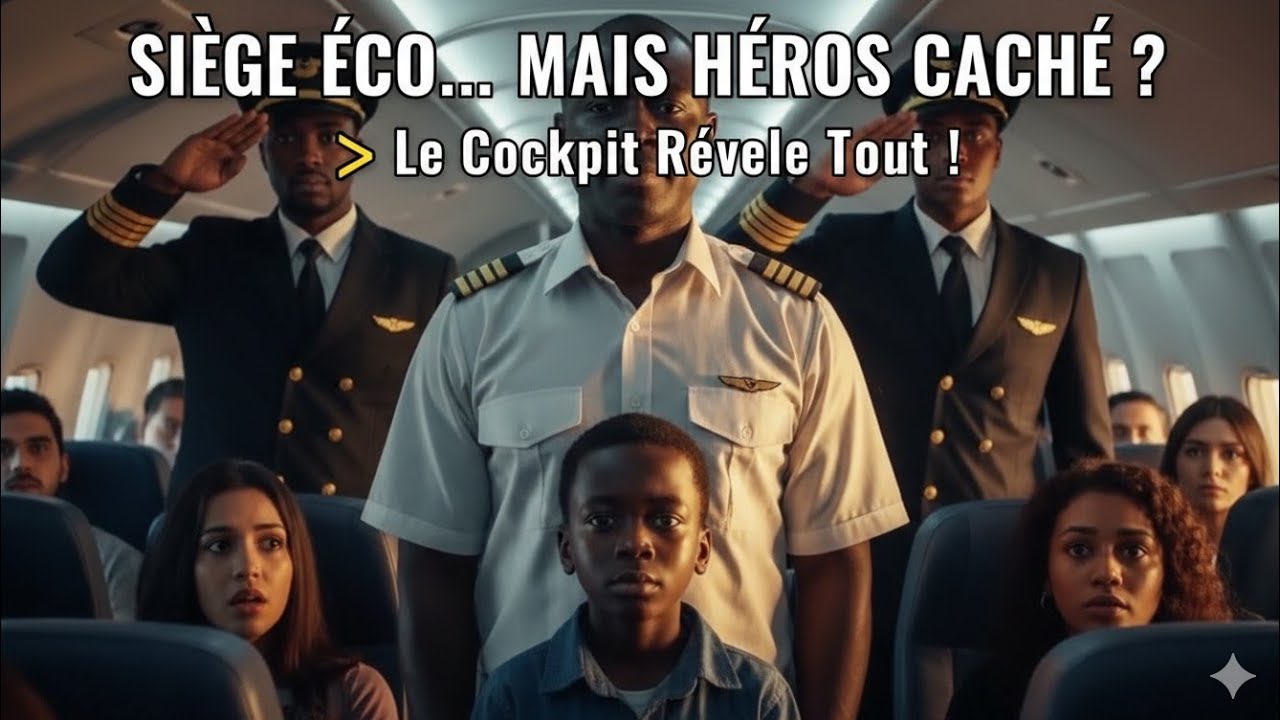 Père Noir Méprisé en Classe Éco — Jusqu’au Message Secret du Cockpit