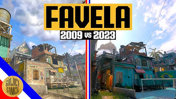 Favela Map Comparison - MW2 (2009) vs MW3 (2023)