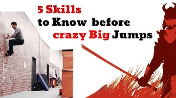 5 Skills to know before crazy Big Jumps. Tutorial / Rebound, splat/ front support/ cat leap/ crane