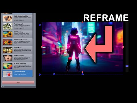 A new Content Reframer tool in Ai Photo & Art Enhancer and how it works