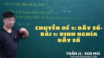 [TOÁN 11 SÁCH MỚI]-CHUYÊN ĐỀ 2: DÃY SỐ- BÀI 1: ĐỊNH NGHĨA DÃY SỐ