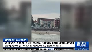 Father and son kill at least 15 people in attack on Hanukkah event in Australia