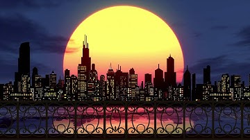 Synth City (Free VJ Loop) - Free Video Background Loop - 2021