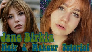 Jane Birkin Inspired Makeup & Hair Tutorial 1960S Style
