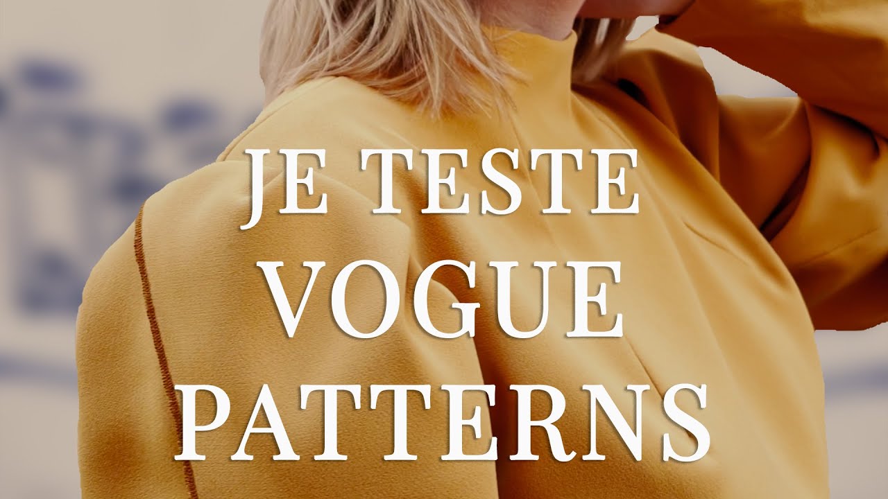 Je couds du VOGUE patterns, le test