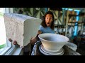 How to CENTER -  LARGE pieces of clay!