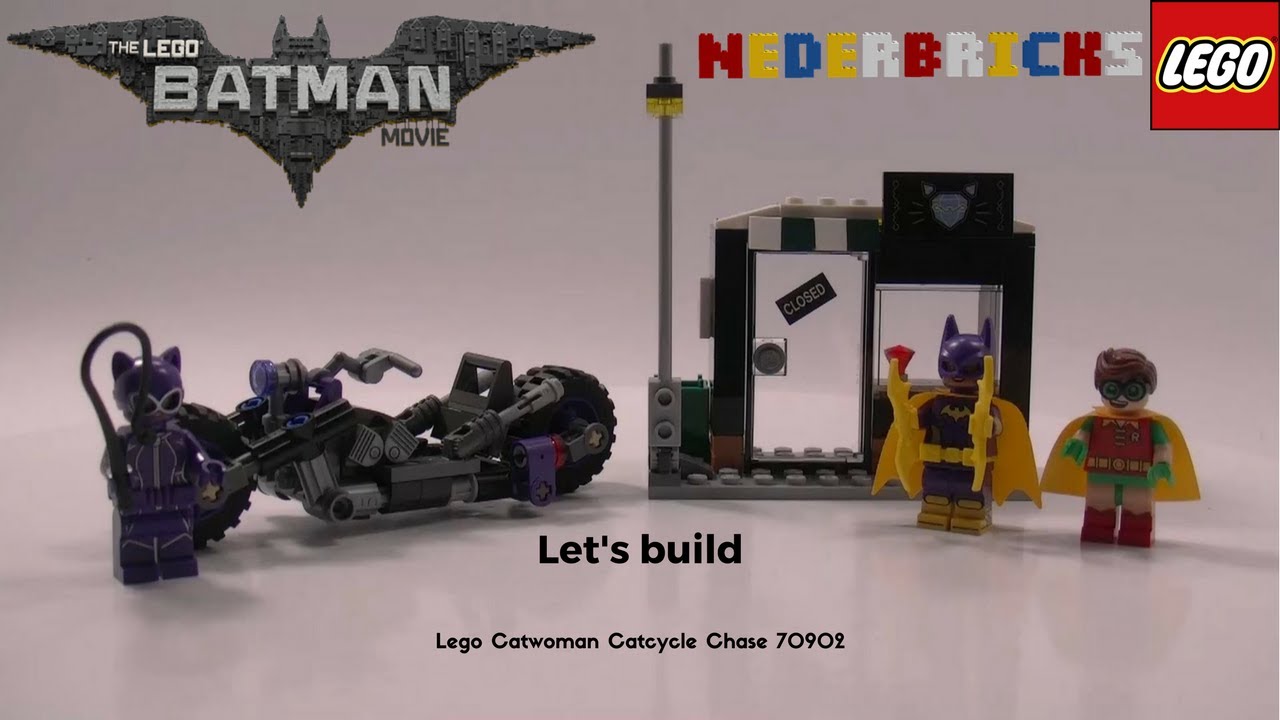 Let's build Lego Catwoman Catcycle Chase 70902