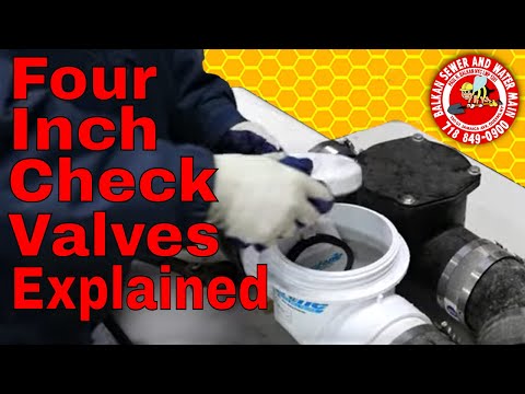 Video: Ano ang sewer check valve