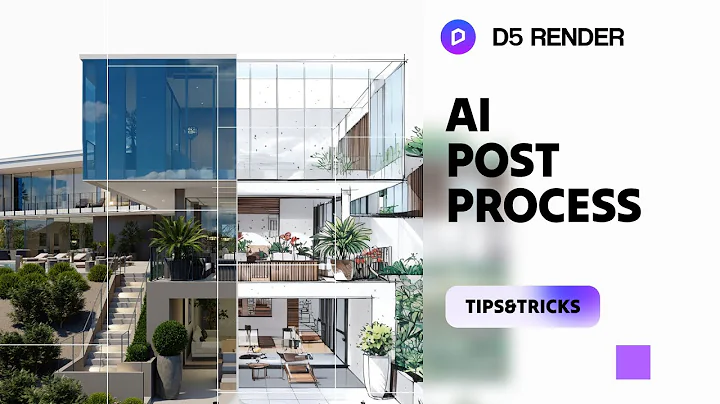 3D AI Post-production Tool: AI Style Transfer, AI Enhancer, Effects | Post-Ai in D5 Render