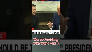 "Trump BLASTS Zelensky: ‘Gambling with WORLD WAR 3!’
