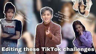 fromis_9 X PENTAGON TikTok challenges but I edited it