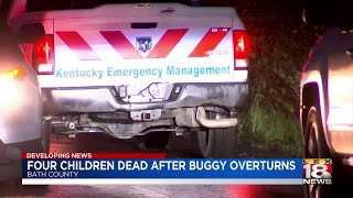 Four children dead after buggy overturns