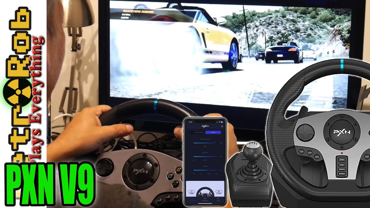 🏁🏎️ PXN V9! Racing Wheel for Switch, PC Xbox and Playstation! 🏎️🏁 