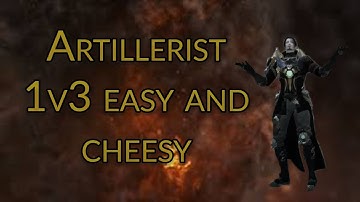 Lost ark artillerist pvp 1v3 is too easy and cheesy