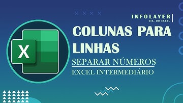 Separar números pares e ímpares de colunas para linhas no Excel