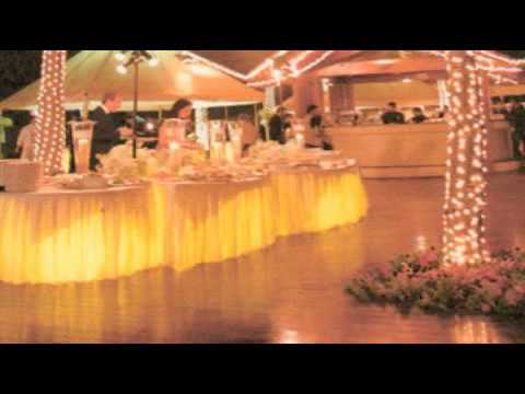 How To Decorate A Wedding With Lights Youtube