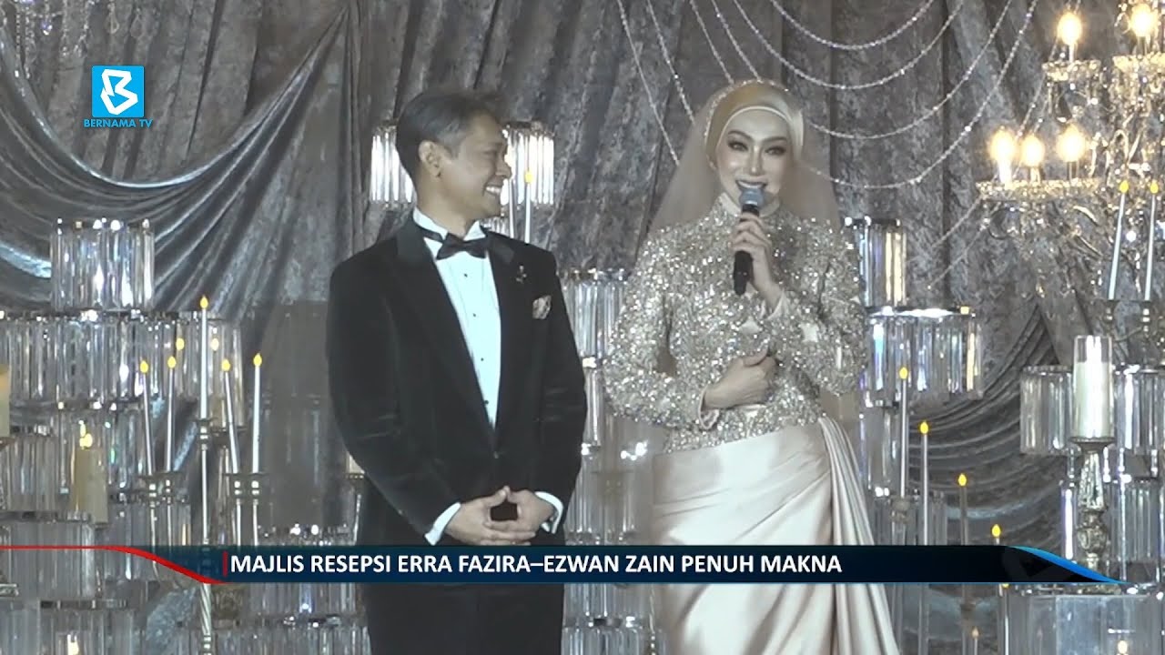 Majlis resepsi Erra Fazira–Ezwan Zain penuh makna