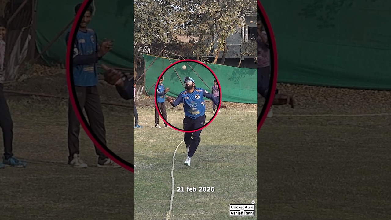 Just a practice session… but that catch was match-ready.” 😎🏏🤪🙈#cricketaura 🏏 #ashishrathi