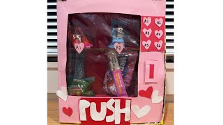 valentine’s day cardboard vending machine tutorial♥️